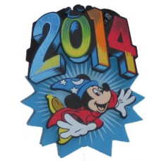 Disney Parks Year 2014 Logo Sorcerer Antenna Topper